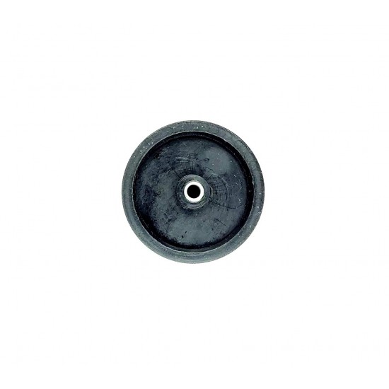 4pcs 65mm x 18.5mm Plastic Robotic Track Wheel V-Pulley Durable Tire Wheel 6mm Hole with Metal Collet for DC Geared Motor RC Car Robot