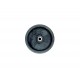 4pcs 65mm x 18.5mm Plastic Robotic Track Wheel V-Pulley Durable Tire Wheel 6mm Hole with Metal Collet for DC Geared Motor RC Car Robot