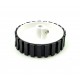 4pcs 70mm x 20mm Plastic Robotic Wheel Durable Rubber Tire Wheel 6mm Hole for DC Geared Motor RC Car Robot
