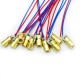 5pcs 5V 650nm 5mW Red Dot Laser Head Red Laser Diode Laser Tube with Leads Head Outer Diameter 6mm