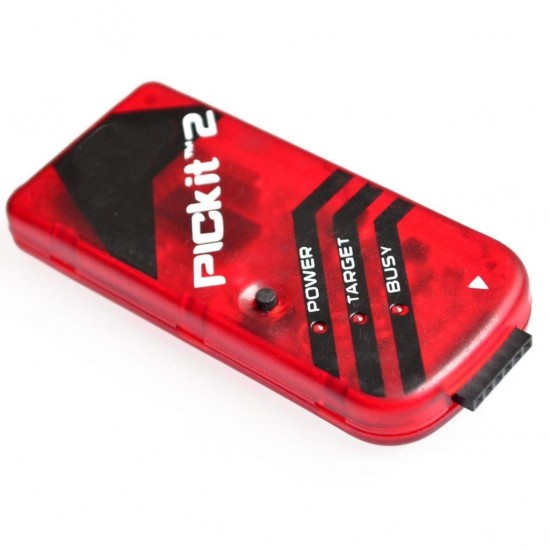 PICKIT2 PIC Kit2 Simulator PICKit 2 Programmer Emluator Red with USB cable Dupond Wire