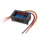 0.28" LED Voltmeter Ammeter, Red and Blue Digital Multimeter Display Voltage Current Tester,DC 0-100V 10A Detector Voltage Current Meter Panel Amp Volt Gauge