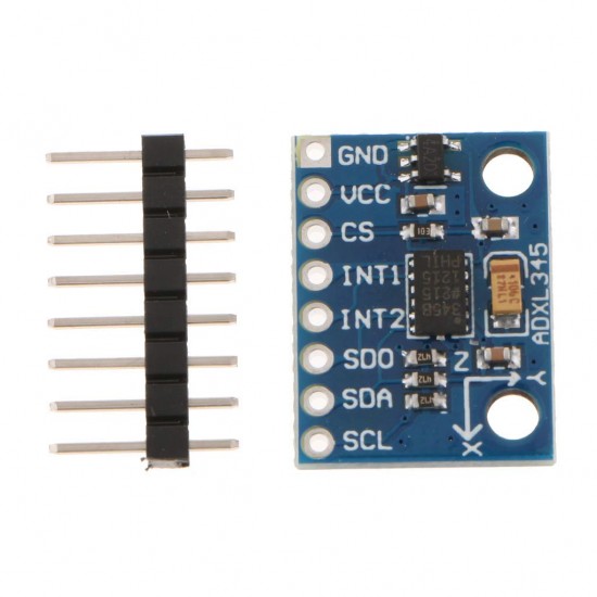 GY-291 ADXL345 3 Axis Accelerometer Gyroscope Module Slope Accelerometer Gyroscope Sensor Module 16Bit AD Converter Data Output IIC I2C