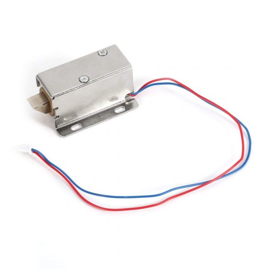 12V DC 0.8A Solenoid Lock Electric Lock Assembly Solenoid Cabinet Drawer Door Lock Tongue Latch