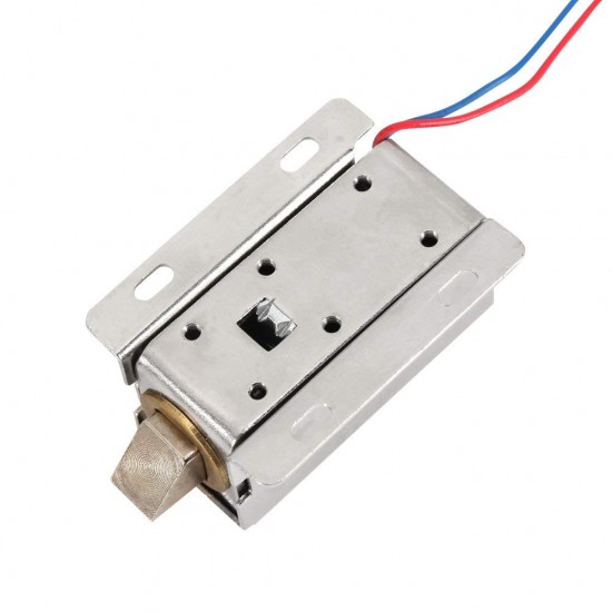 12V DC 0.8A Solenoid Lock Electric Lock Assembly Solenoid Cabinet Drawer Door Lock Tongue Latch