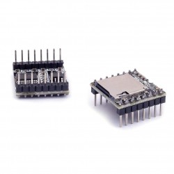 Mini MP3 Player Module MP3 Voice Audio Decoder Board for Supporting TF Card U-Disk IO Serial Port AD