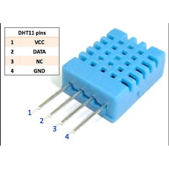 2pcs DHT11 Digital Temperature and Humidity Sensor Module Probe for Raspberry pi DIY Project