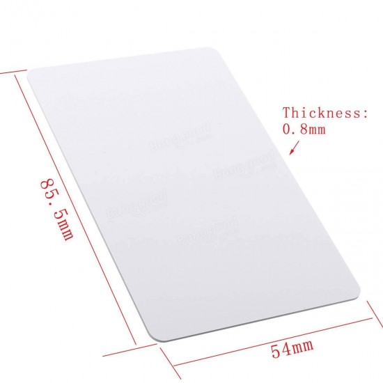 10Pcs RFID Card 13.56mhz Inductive Smart Integrated Circuit Card RC522 IC Card DIY Compatible