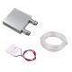 Peltier Aluminum Water Cooling Block 40x40x12mm + Tec1 12715 Peltier Module + 7mm PVC Tube Clear Flexible Pipe Peltier Aluminum Water Cooling Block 40x40x12mm + Tec1 12715 Peltier Module + 7mm PVC Tube Clear Flexible Pipe