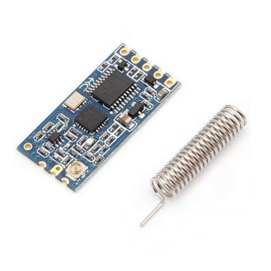 HC-12 433Mhz SI4463 Wireless Serial Port Module 1000m Replace Bluetooth with Antenna HC-12 433Mhz SI4463 Wireless Serial Port Module 1000m Replace Bluetooth with Antenna