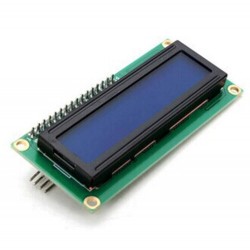1602 16x2 HD44780 Character LCD yellow-green welded with IIC/I2C Serial Interface Adapter Module