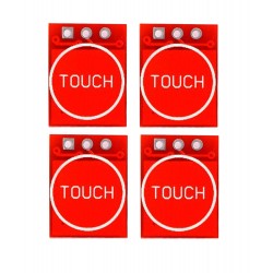 4PCS TTP223 Touch Key Switch Module Touching Button Self-Locking/No-Locking Capacitive Switches Single Channel For DIY