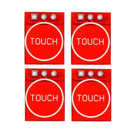 4PCS TTP223 Touch Key Switch Module Touching Button Self-Locking/No-Locking Capacitive Switches Single Channel For DIY