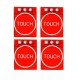 4PCS TTP223 Touch Key Switch Module Touching Button Self-Locking/No-Locking Capacitive Switches Single Channel For DIY