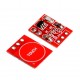 4PCS TTP223 Touch Key Switch Module Touching Button Self-Locking/No-Locking Capacitive Switches Single Channel For DIY