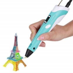 3D Pen-2 Professional Creativity 3D Printing Pen with 3 x 1.75mm ABS/PLA Filament for Drawing, Art and Crafts, Modelling and Education