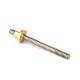 1Pcs 100mm Trapezoidal lead screw T8 8mm pitch 2mm lead 8 TR8 + brass nut for 3D Printer CNC Robotics