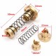 1Pcs 150mm (0.15mtr) Trapezoidal lead screw T8 8mm pitch 2mm lead 8 TR8 + Anti backlash spring loaded brass nut for 3D Printer CNC Robotics