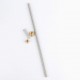 1Pcs 1000mm (1mtr) Trapezoidal lead screw T8 8mm pitch 2mm lead 8 TR8 + Anti backlash spring loaded brass nut for 3D Printer CNC Robotics