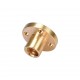 1Pcs T8 nut Pitch 2mm Lead 8mm Brass Tr8 round Flange Single Start Lead Screw Nut for 3D Printer CNC Robotics