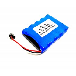 6V 700 mAh Polymer Ni-Cd Rechargeable 5 AA Cell Battery Pack for cordless phone Toy Car DIY Project