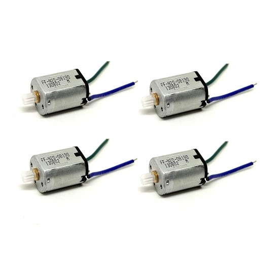4pcs N20 3.7V Mini Drone DC Motor 10x12x15mm 6000 RPM with 9 Teeth Plastic Gear For Helicopter Drones Toy Car Robot DIY