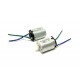 4pcs N20 3.7V Mini Drone DC Motor 10x12x15mm 6000 RPM with 9 Teeth Plastic Gear For Helicopter Drones Toy Car Robot DIY