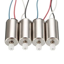 4pcs 3.7V 6x12mm 612 Micro Coreless High Speed 48000 RPM Motor with 7 teeth Plastic Gear For Quadcopter Helicopter Tiny Toy Drones