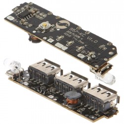 5V 1A 1.5A 2A 3 Micro USB Step-Up Power Bank Module Lithium ion Battery Charging Board Boost Converter Usb For DIY Power Bank circuit Charger