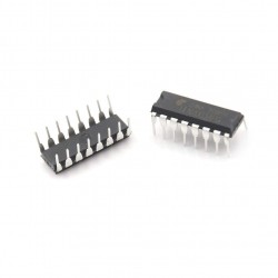2Pcs ULN2003A ULN2003APG Stepper Motor Driver IC Bipolar Transistor Array, Darlington, NPN, 50 V, 2.25 W, 500 mA, 1000 hFE, DIP
