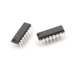 2Pcs ULN2003A ULN2003APG Stepper Motor Driver IC Bipolar Transistor Array, Darlington, NPN, 50 V, 2.25 W, 500 mA, 1000 hFE, DIP