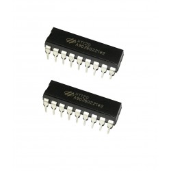 2Pcs HT12D Decoder, 2/12 Series, CMOS, 2.4 V to 12 V, DIP-18 For DIY