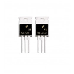 2Pcs MJE2955T Bipolar (BJT) Single Transistor, PNP, 60 V, 2 MHz, 75 W, 10 A, 20 hFE
