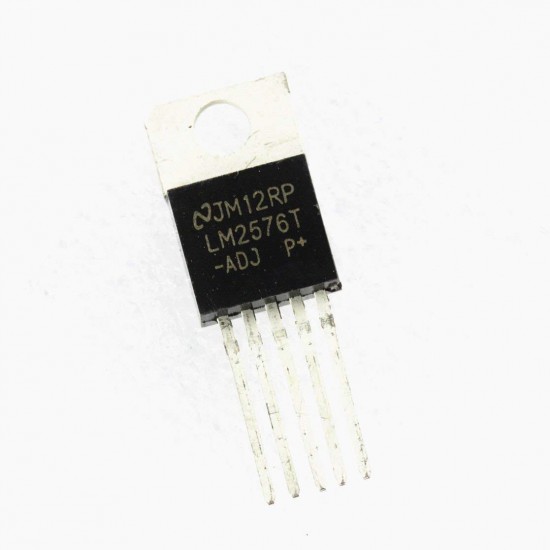 4Pcs LM2576T LM2576 Step Down DC-DC Switching Buck Converter Voltage Regulator, Adjustable, 4V-40Vin, 1.23V-37Vout, 3Aout, TO-220-5