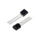 2Pcs LM35DZ LM35 Temperature Sensor IC, Voltage, ± 0.4°C, 2 °C, 100 °C, TO-92, 3 Pins