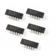 5pcs 74HC02 7402 IC NOR Gate Logic Gate, 2 Input, 5.2 mA, 2 V to 6 V, DIP-14