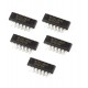 5Pcs SN74HC04N 7404 IC Inverter, 74HC04, 1 Input, 5.2 mA, 2 V to 6 V, DIP-14