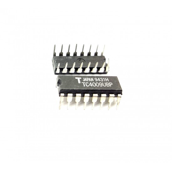 2pcs CD4009UBE 4009 IC 4009UBP CMOS Hex Buffer or Converter, CD4009, 3 V to 18 V, DIP-16