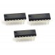 3Pcs CD4077BE 4077 IC XNOR Gate Logic Gate, CD4077, 2 Input, 6.8 mA, 3 V to 18 V, DIP-14