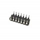 4Pcs 7412 IC SN74LS12N SN74HC12N Triple 3-Input NAND Gates with Open collector output