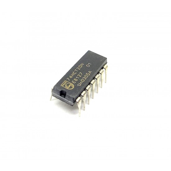 4Pcs SN74HC20D 74HCT20N 7420 IC Logic Gate NAND Gate, 74HC20, 4 Input, 5.2 mA, 2 V to 6 V