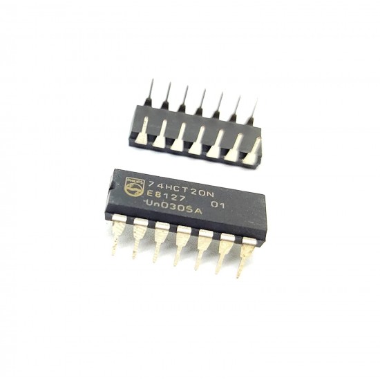 4Pcs SN74HC21N 7421 IC Logic Gate AND Gate, 74HC21, 4 Input, 5.2 mA, 2 V to 6 V, DIP-14
