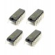 4Pcs 74161 IC 74HC161N 74F161AN 4-Bit UP Binary Counter, 44 MHz, 2 V to 6 V, DIP-16