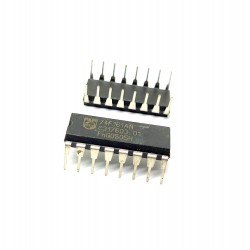 4Pcs 74161 IC 74HC161N 74F161AN 4-Bit UP Binary Counter, 44 MHz, 2 V to 6 V, DIP-16