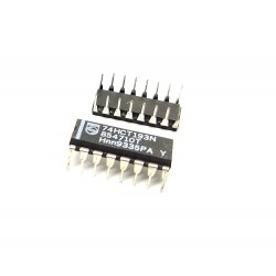 1Pcs 74HCT193N 74193 IC, 74HCT CMOS, 74HCT193, DIP16, 5V, 47MHz Presettable synchronous 4-bit