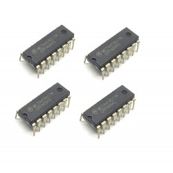 4Pcs 74HC4017N 744017 IC Logic IC Decade Counter, HC Family, 83 MHz, 2 V to 6 V, DIP-16