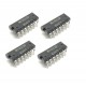 4Pcs HEF4002BP 4002 IC Logic Gate NOR Gate, HEF4000 Family, 2 Gate, 4 Input, 2.4 mA, 4.5V to 15.5V, DIP-14
