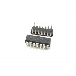 4Pcs CD4012BE MC14012BCP 4012 IC Logic Gate NAND Gate, CD4012, 4 Input, 6.8 mA, 3 V to 18 V, DIP-14