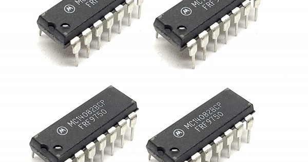 4Pcs CD4082BE MC14082BCP 4082 IC Logic Gate IC AND Gate, CD4082, 4 ...