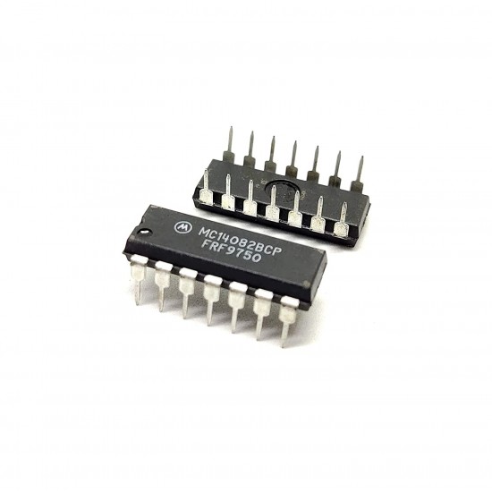 4Pcs CD4082BE MC14082BCP 4082 IC Logic Gate IC AND Gate, CD4082, 4 Input, 6.8 mA, 3 V to 18 V, DIP-14